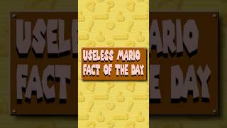 Useless Mario Fact of the Day #13 #Mario #SuperMario @llennoxyt