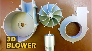 A Powerful 3D Printed Blower | Duratech DC Motor | YM2770 | STL files Download | DIY Project 2020