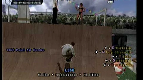 Tony Hawk's Underground - Mission 35 - Party Boat Skate-Tricks