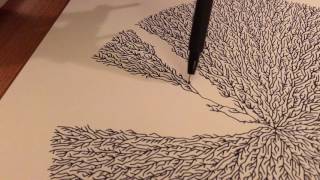 Depth-first Traversal with a Pen Plotter