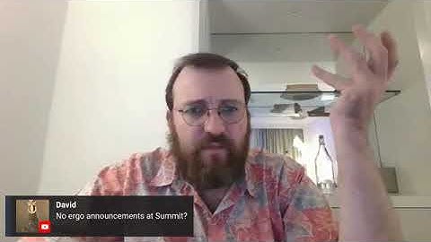 Charles Hoskinson on No ERGO announcements at Summit