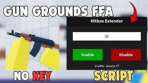 Gun Grounds FFA (Aimbot, Hitbox) No Key
