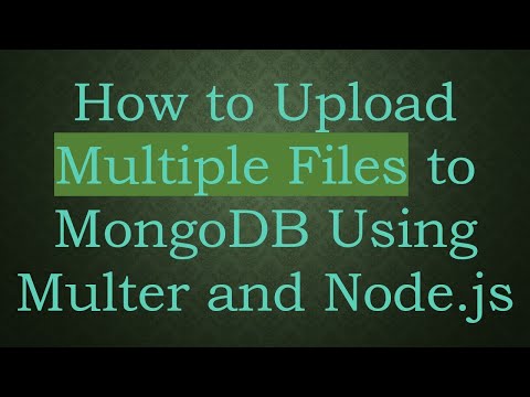 How to Upload