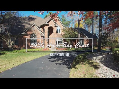 5430 Arbor Bay Court, Brighton, MI home video tour