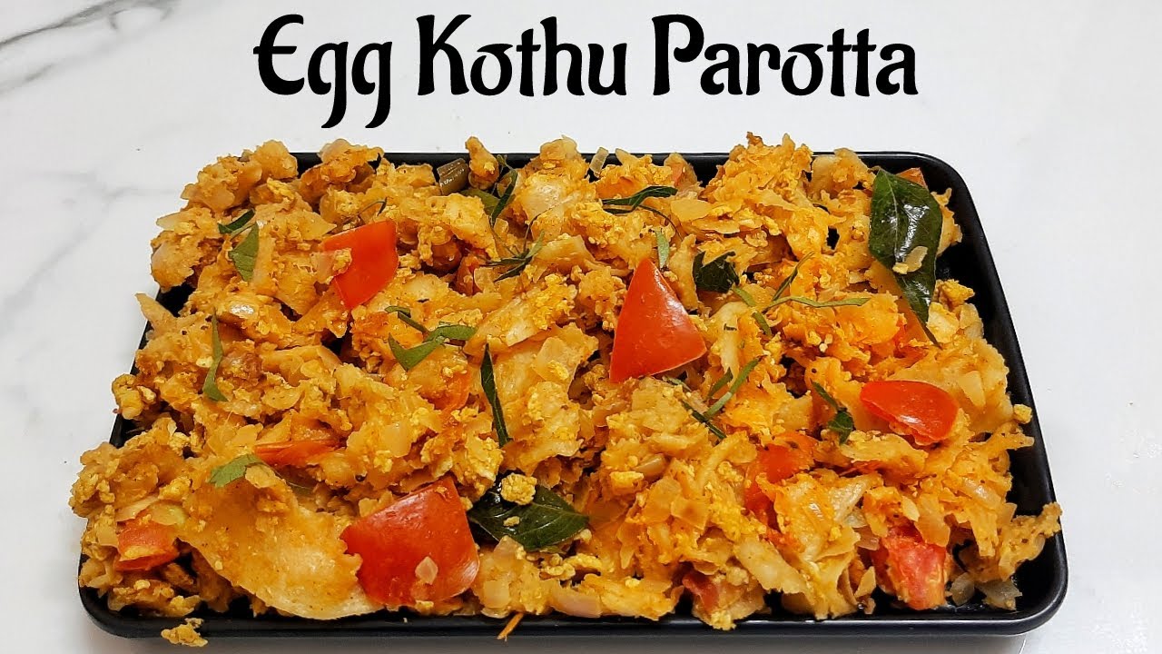 Egg kothu paratha