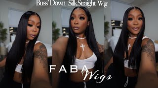 Buss Down Silk Straight Wig | FABA HAIR