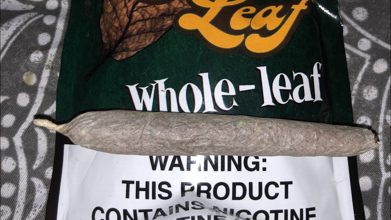 How to roll a fronto/grabba leaf spliff NYC way YouTube