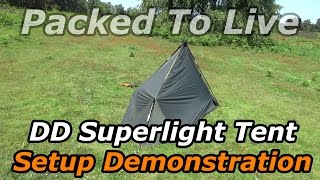 DD Hammocks Superlight Tent Setup