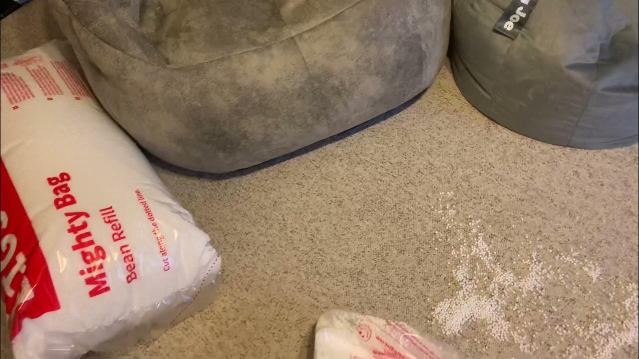 Top Secret How To Refill Big Joe / Bean Bag Chair in 3 Min YouTube