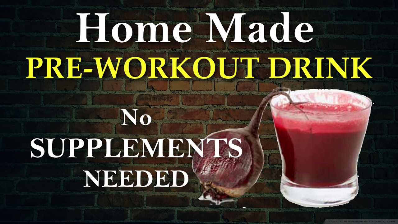 Best Home Made Pre-Workout, No Supplements needed