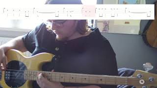 Clairo - Juna (Bass cover with Tabs)
