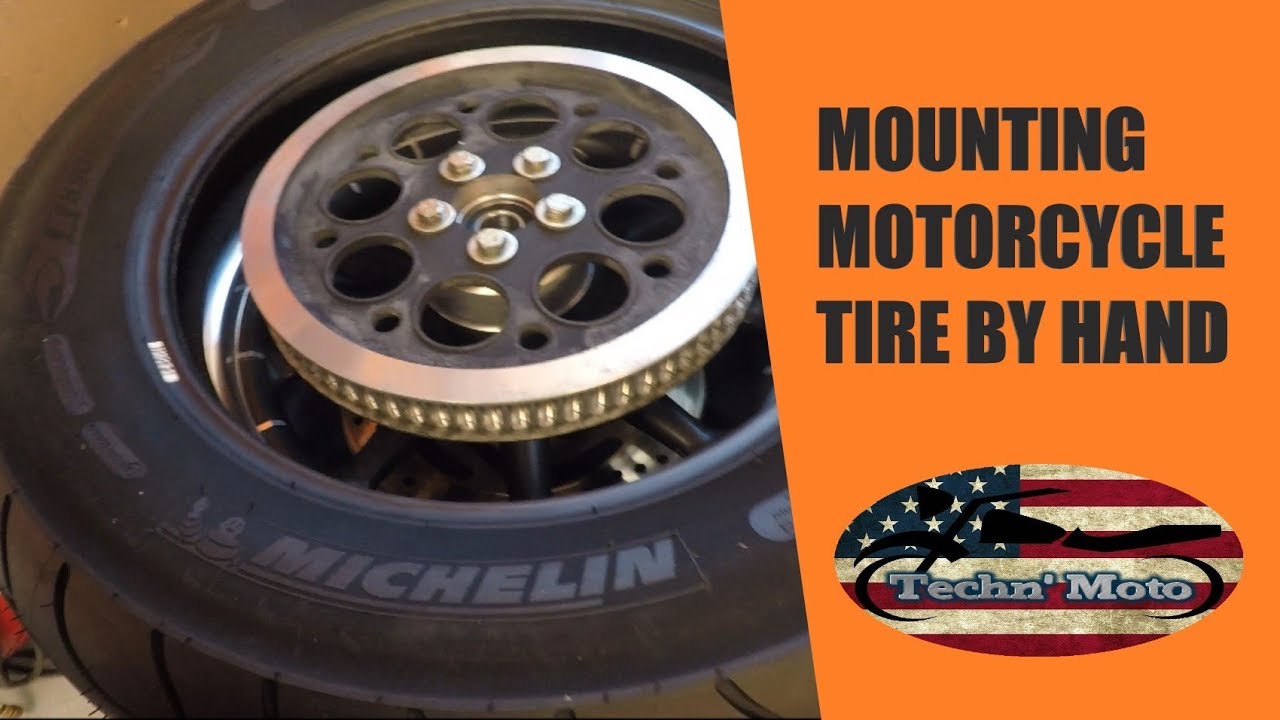 Motorcycle Tire Mounting Do It Yourself and Save | Techn' Moto - YouTube