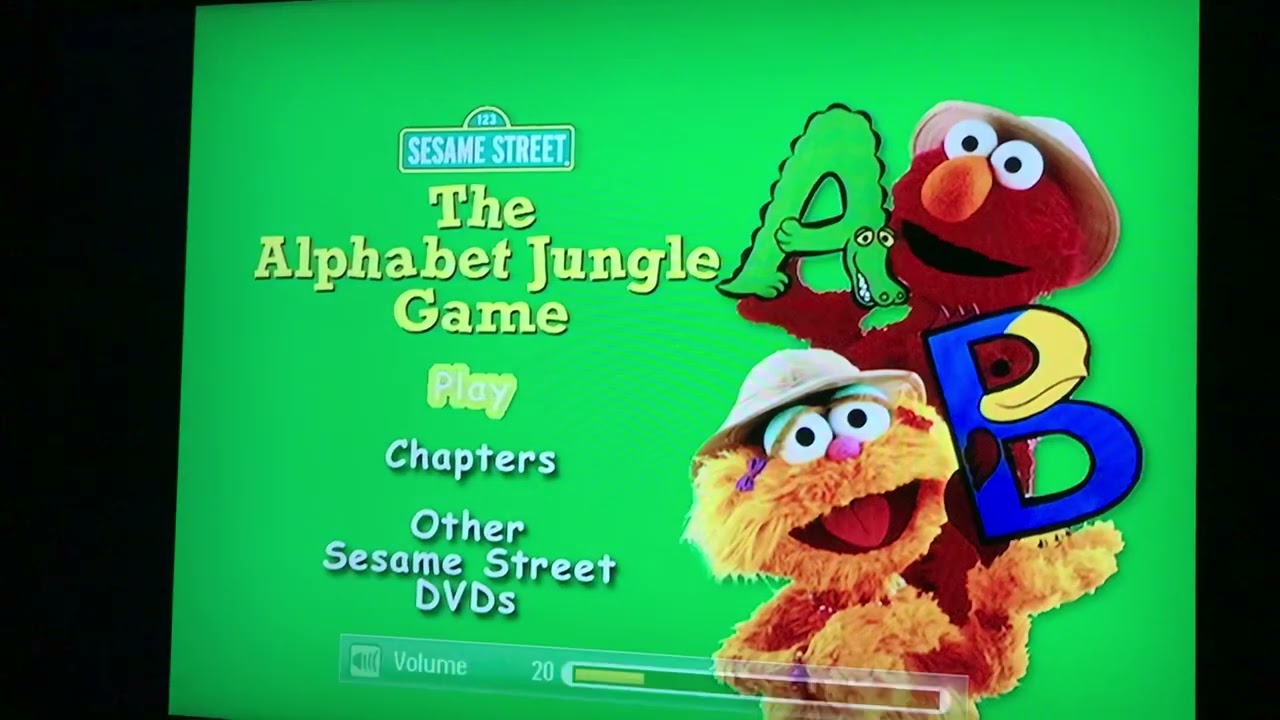 Opening to Sesame Street The Alphabet Jungle Game 2001 DVD - YouTube