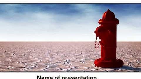 Water Pump PowerPoint Template by PoweredTemplate.com