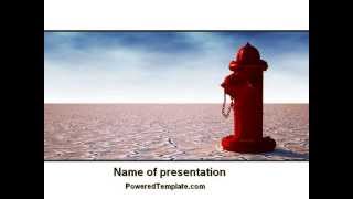 Water Pump PowerPoint Template by PoweredTemplate.com