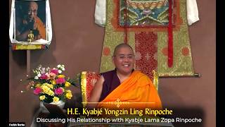 H.E. Kyabje Ling Rinpoche Discussing His Relationship with Lama Zopa Rinpoche