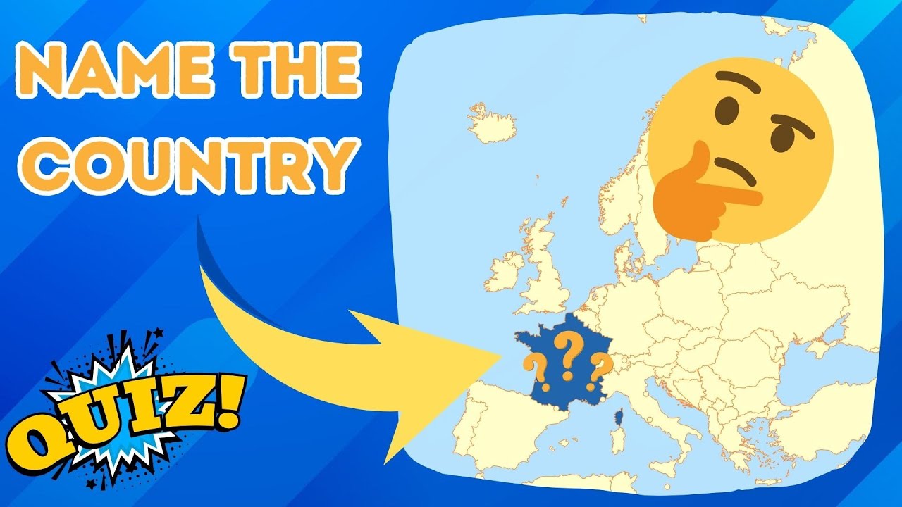 Guess the Country on the Map in 5 Seconds Geography Quiz Test Your European Geography YouTube