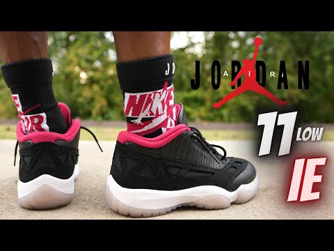 Jordan Brand（NIKE） - AIR JORDAN11 RETRO LOW IE Nike Air Jordan 11 XI Retro Low IE size 13. Black Cement Red
