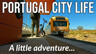 Exploring the city of Castelo Branco | DYU D3F Ebike | PORTUGAL CITY LIFE