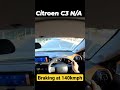 Citroen C3 Braking at 140kmph