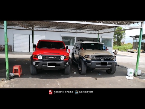 Spotted 2 Different Modified Setup Of Fj Cruiser Youtube