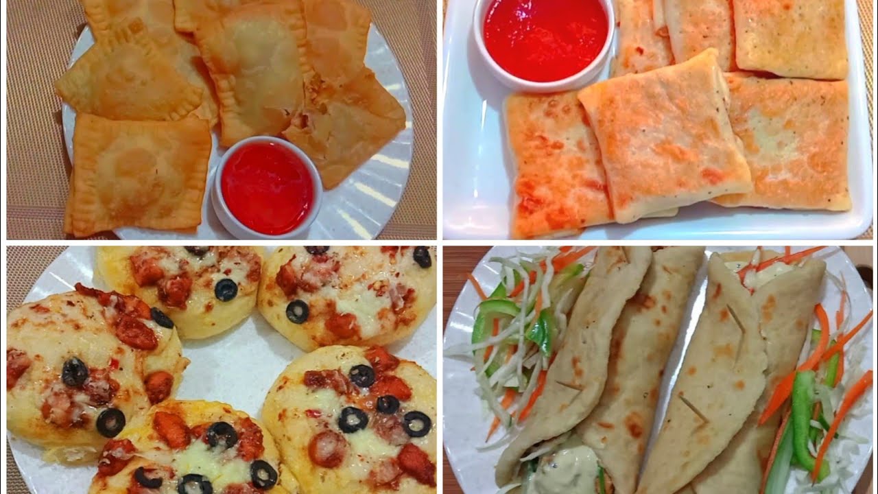 4 Snacks Recipe by (Easy Home Cooking) - YouTube