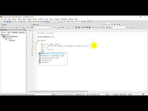 C++ Program to find Sum of Numbers entered by the User