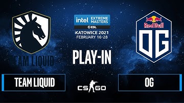 CS:GO - OG vs. Team Liquid [Overpass] Map 2 - IEM Katowice 2021 - Play-In
