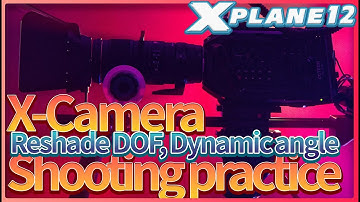 X-Plane 12, X-Camera - Making Film / Reshade DOF, Cinematic Replay