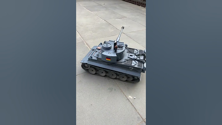 RC Tank German Tiger 1 Scale 1/16 test drive #remotecontrol #rctank #military #army #automobile #ww2