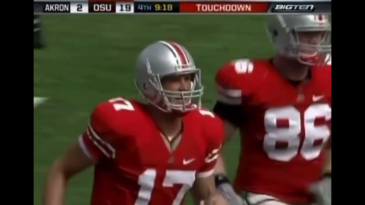Todd Boeckman highlights vs Akron (2007)