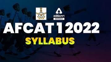 AFCAT 1 2022 Syllabus