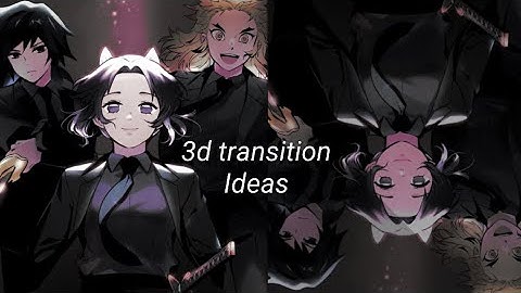transition ideas when you