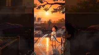 👉 “90s Indian rooftop summer nostalgia ✨”||#Ghibli-style #nostalgia #animation #@nikitaslowlife