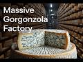 How Gorgonzola Cheese Is Made | Inside a Massive Italian Cheese Factory