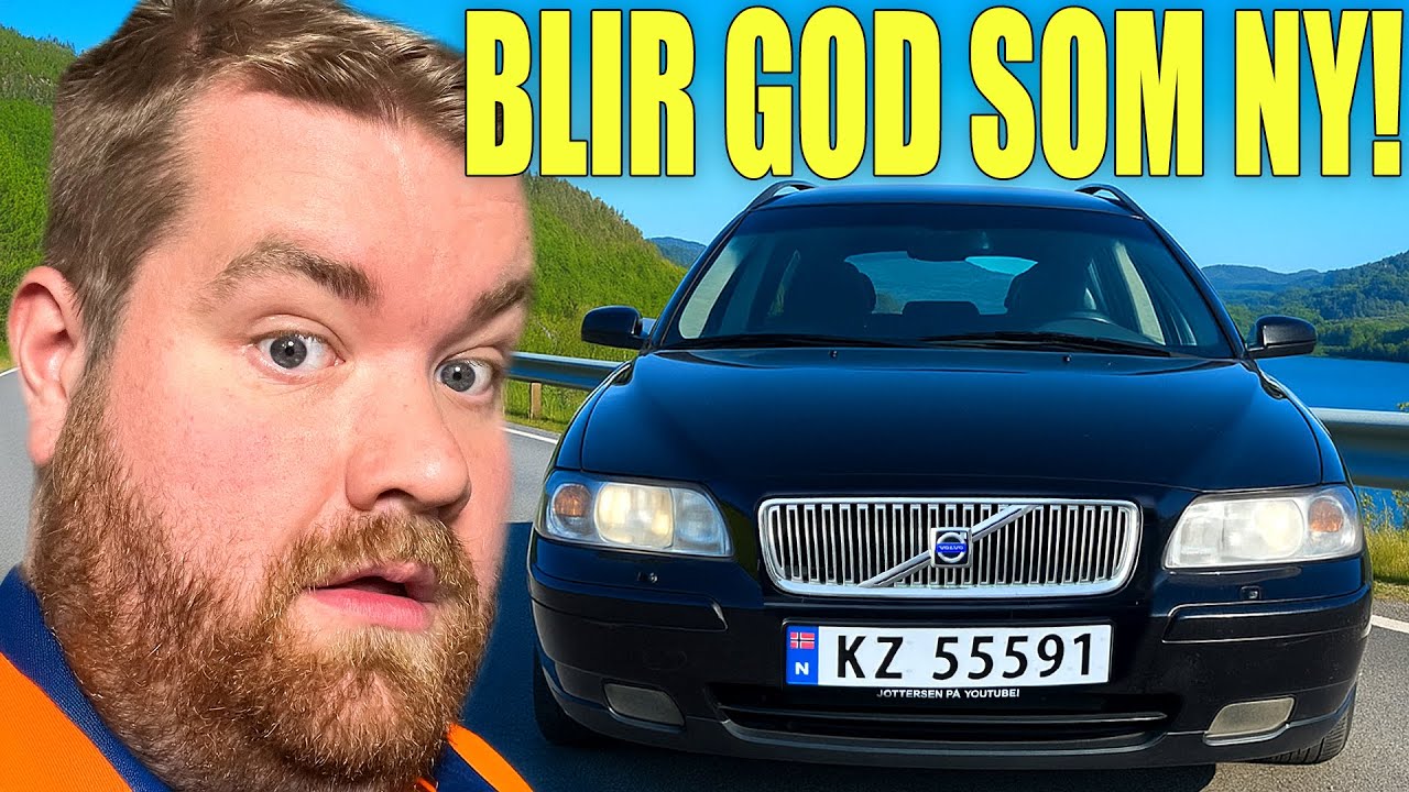 VÅTSLIPER LYKTENE PÅ V70EN!