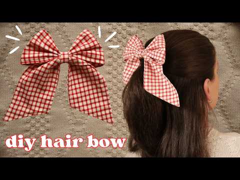 How To Sew A Bow: DIY Bow Tutorial