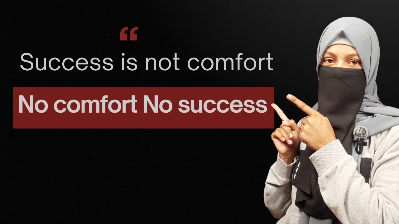 Success Is Not Comfort | Growth Begins Outside Your Comfort Zone