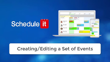 How to create and batch update many events at once in your schedule