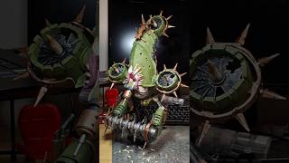 Scratch-built 1/18 Foetid Bloat-Drone #warhammer #40k #deathguard #scratchbuild #actionfigure