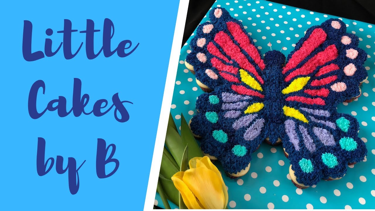 Butterfly Cupcake Cake How to YouTube