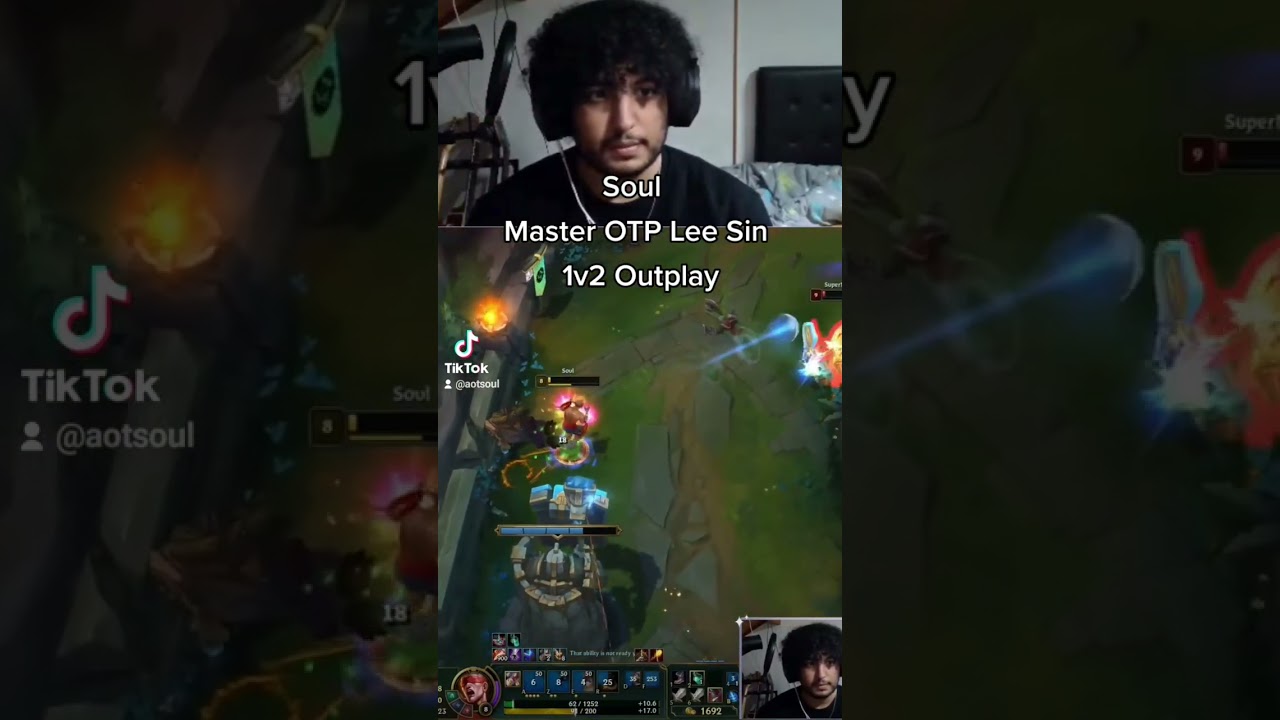 Soul (Master OTP Lee Sin) 1v2 outplay 🔥