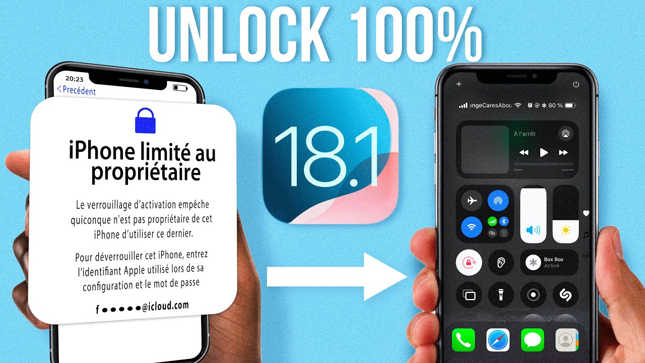 Débloquer un iPhone bloqué iCloud avec SIM iOS 18.1 - Explications