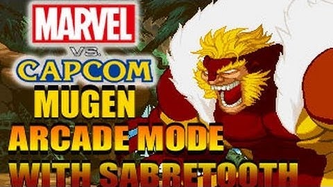 Marvel vs Capcom Mugen: w/ Sabretooth Arcade Mode