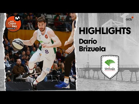 DARÍO BRIZUELA la lía para meter a Unicaja en semifinales | Copa del Rey Badalona 2023