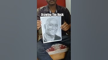 I Draw the Rock #art #drawing #shots #therock #artreveal #realism #viralvideo #trending