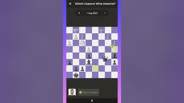 Daily puzzle in chess.com #chess #chesspuzzle #dailypuzzle