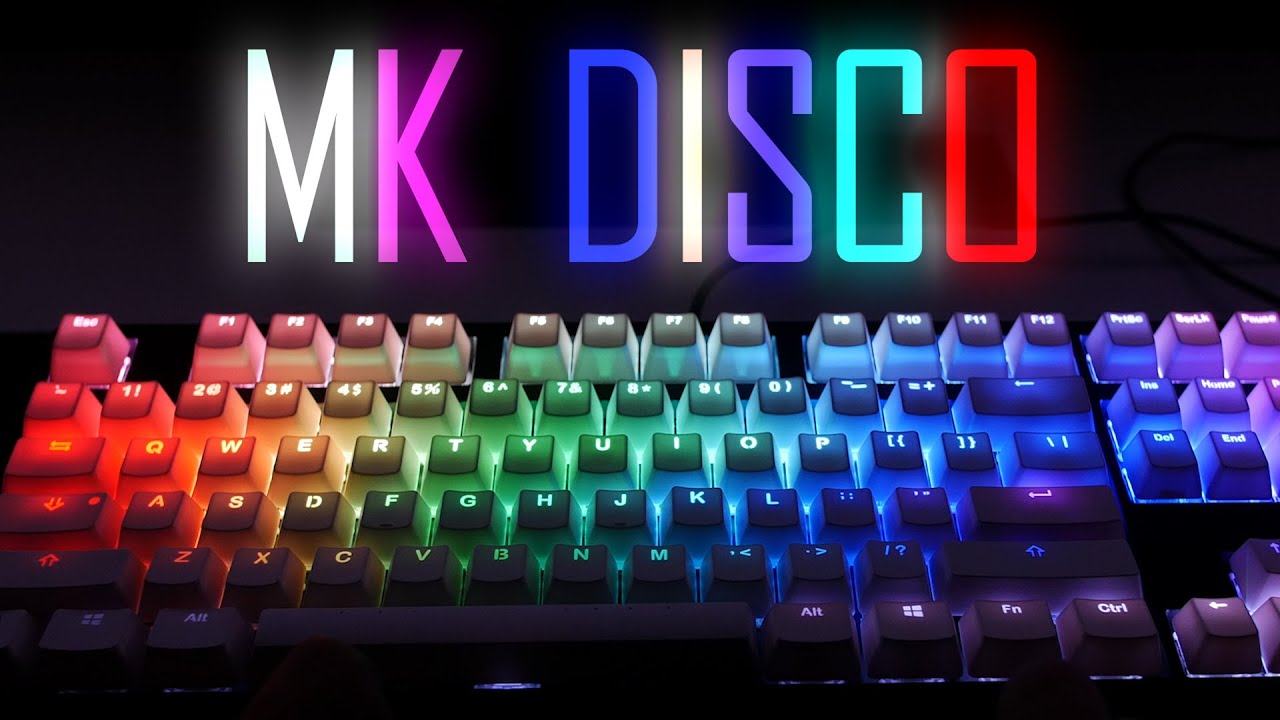 ambulancia Colega Banzai MK Disco TKL RGB Mechanical Keyboard Review - YouTube