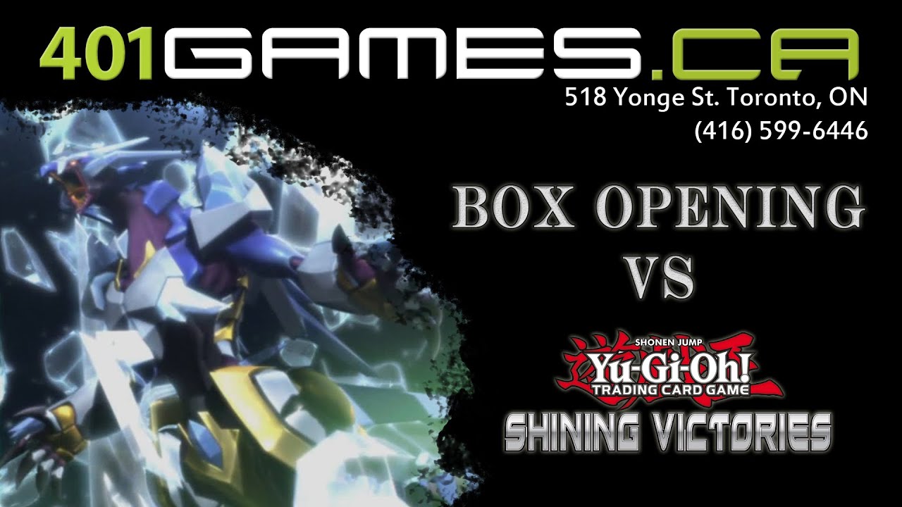 Yugioh Shining Victories Box Opening - 401 Games - YouTube
