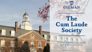 Cum Laude Society Induction Ceremony 2021